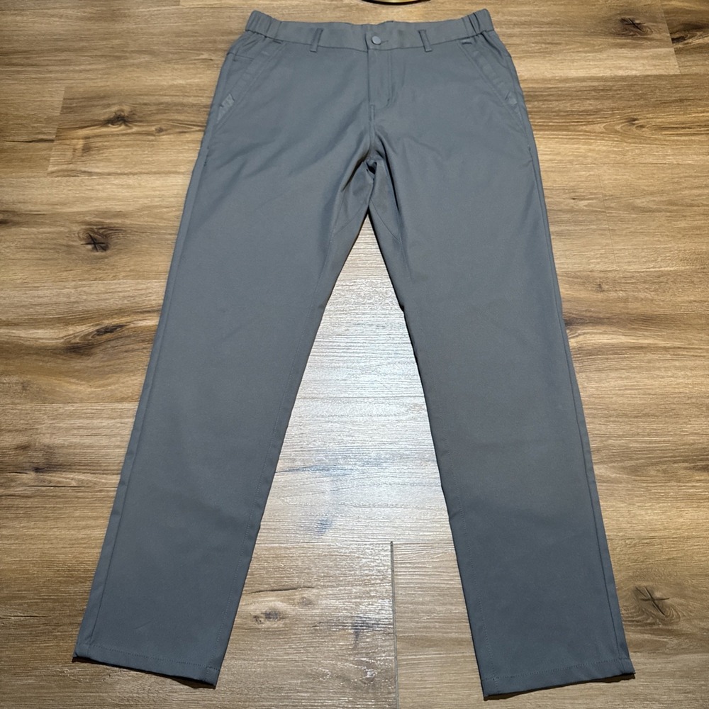 Jack Archer Mens 31x32 (Fits 31x28) Jetsetter Charcoal Gray Slim Fit Chino Pants